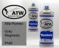 Preview: Alfa-Romeo, Gray Magnesio, PNM: 400ml Sprühdose + 400ml Klarlack - Set, von ATW Autoteile West.